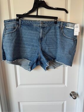 Abercrombie & Fitch Light Blue A-Line Jean Short